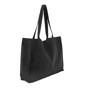 Grote shopper van gerecycled katoen.