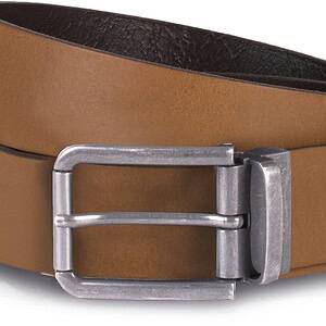 Riem van leer met onafgewerkte rand - 35 mm