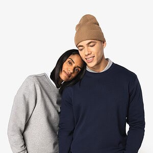 Ecologische uniseks sweater met ronde hals