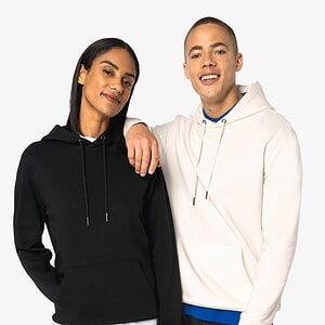 Ecologische uniseks sweater met capuchon