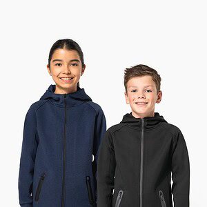 Performance jasje met capuchon voor kinderen