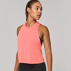 Dames triblend croptop