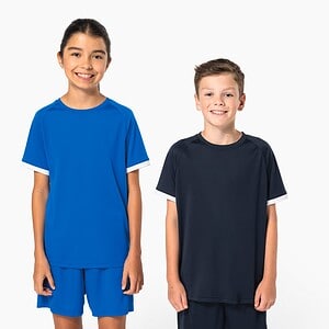 Sport-t-shirt van polyester voor kinderen