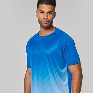 Sport-t-shirt van gesublimeerd polyester uniseks