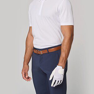 Heren sportpolo met kraag met kwartrits