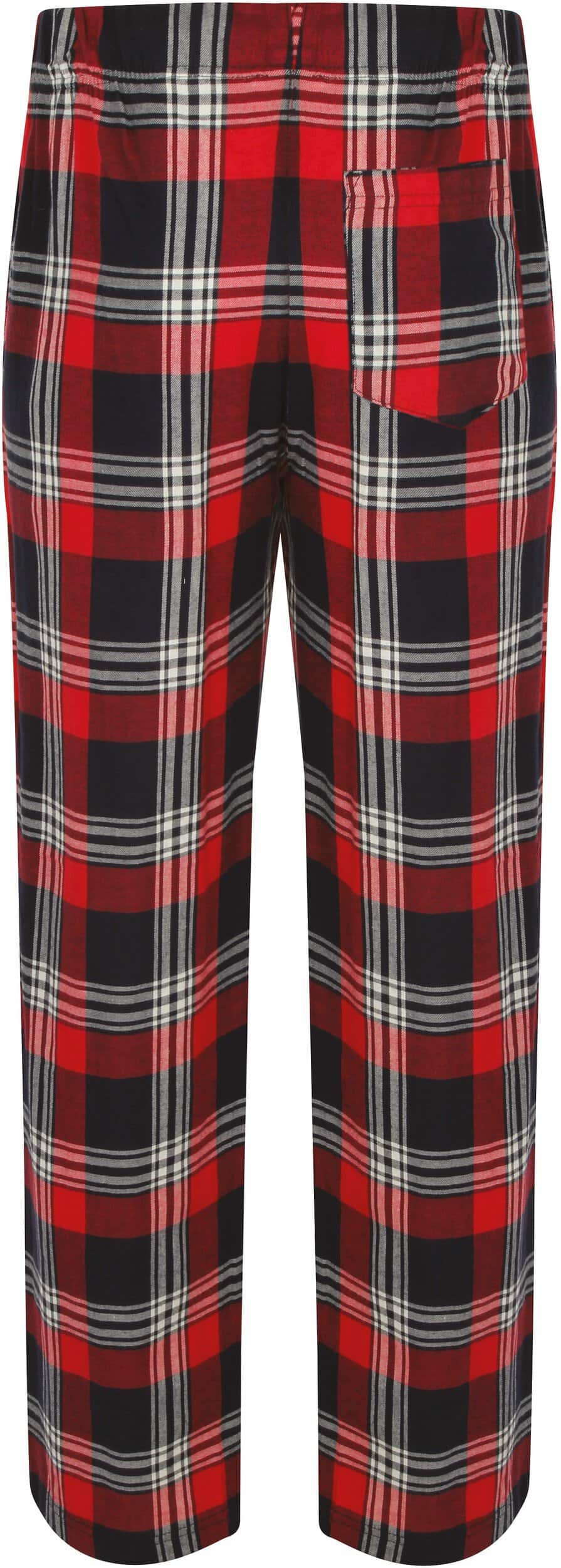Men's tartan lounge broek