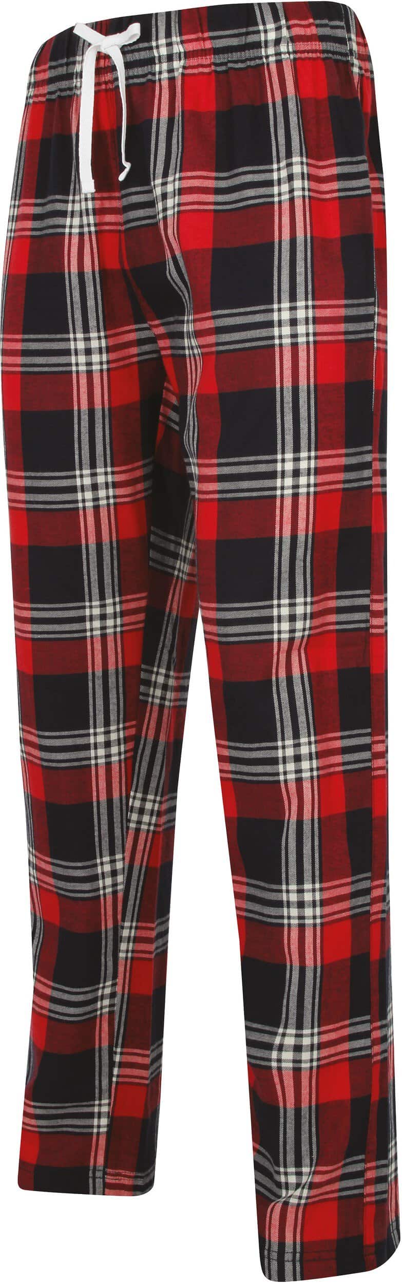 Men's tartan lounge broek