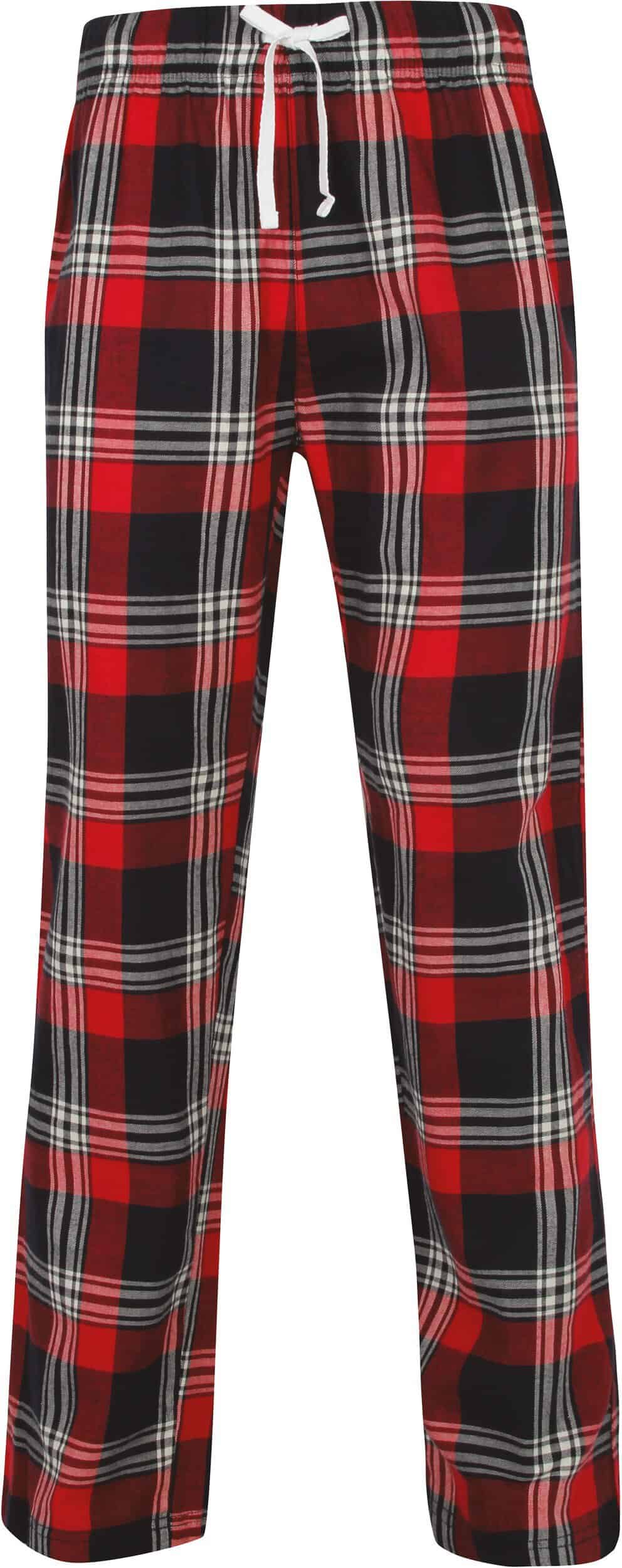 Men's tartan lounge broek