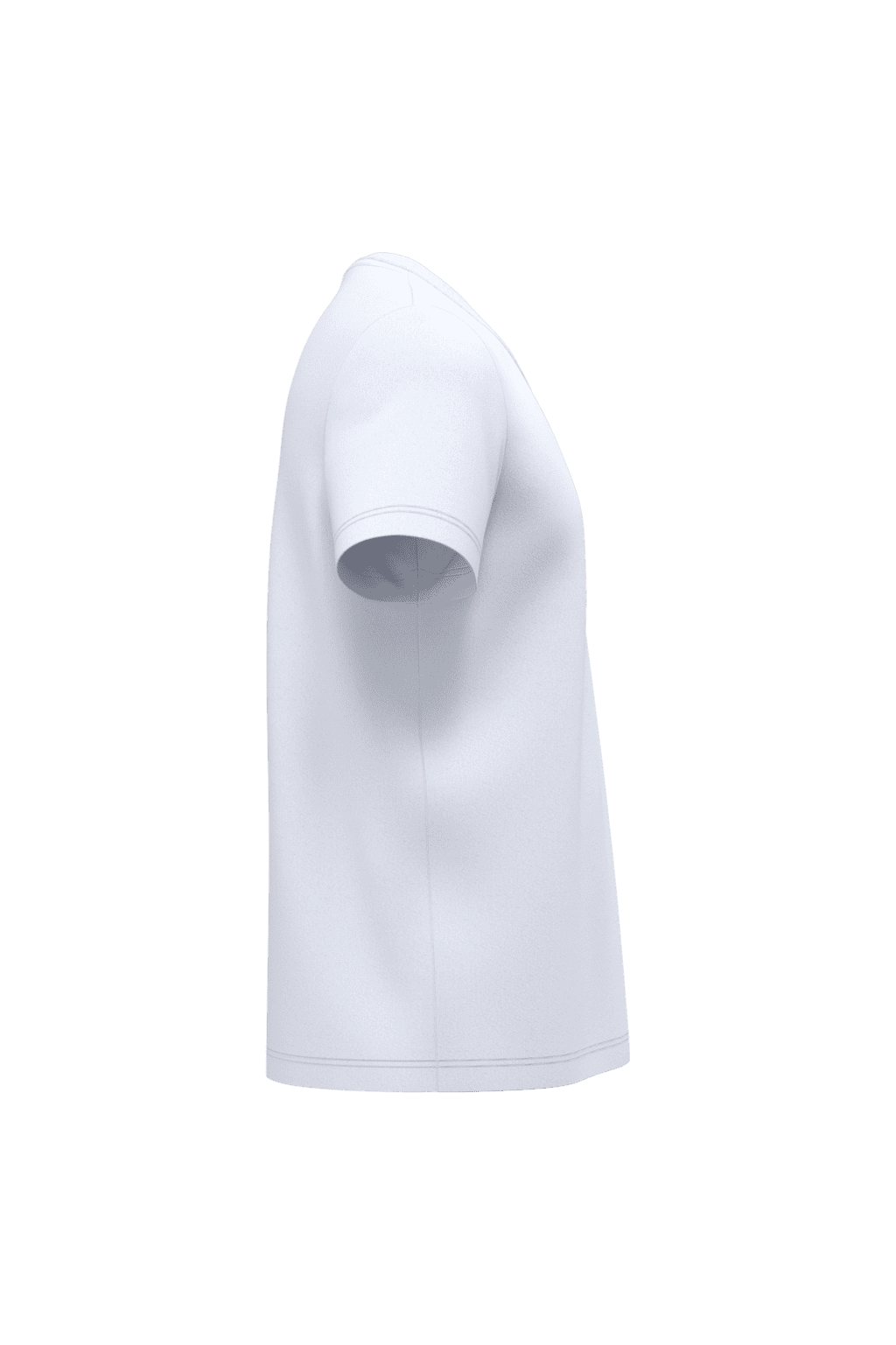 Ecologisch antibacterieel heren-T-shirt met V-hals