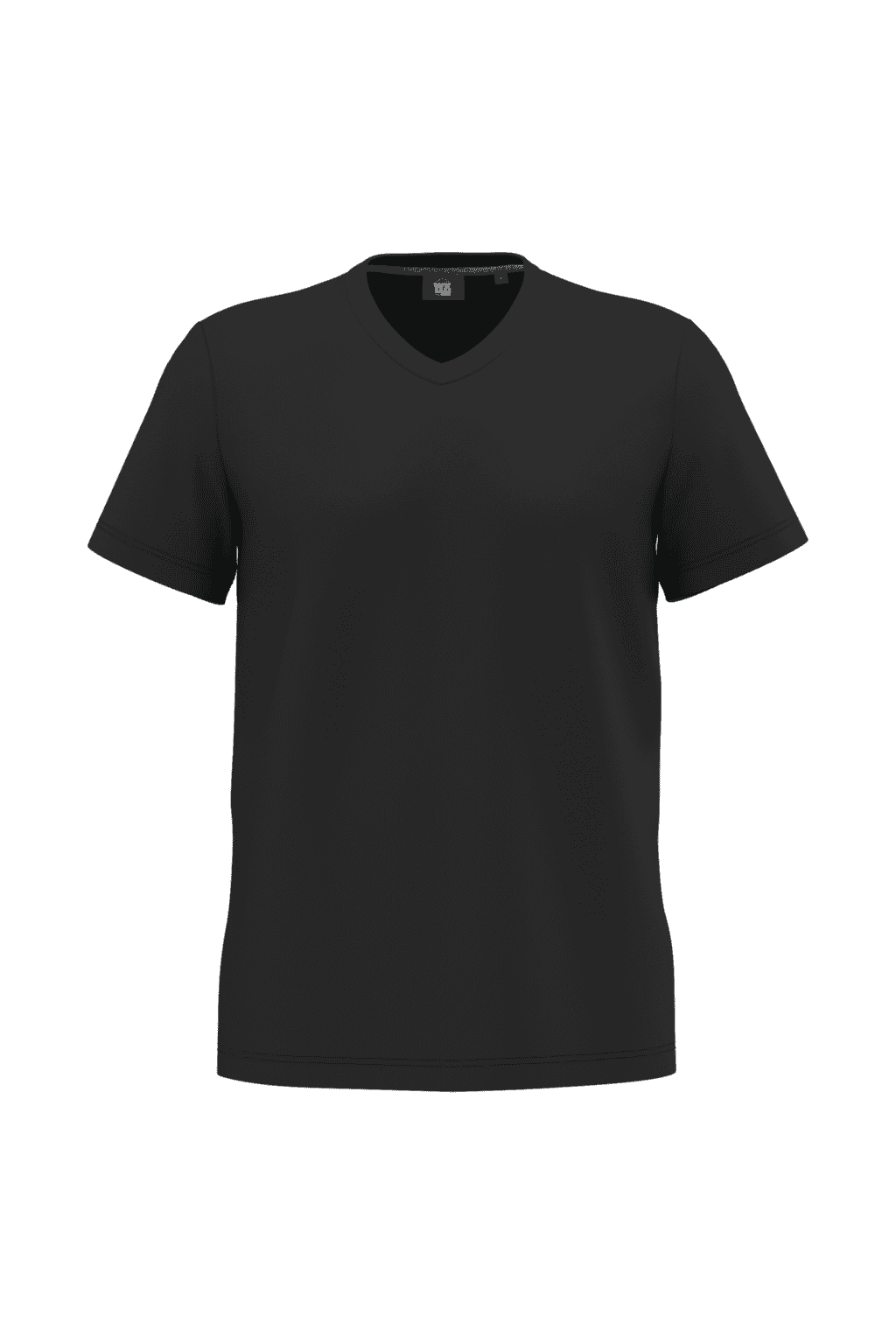 Ecologisch antibacterieel heren-T-shirt met V-hals