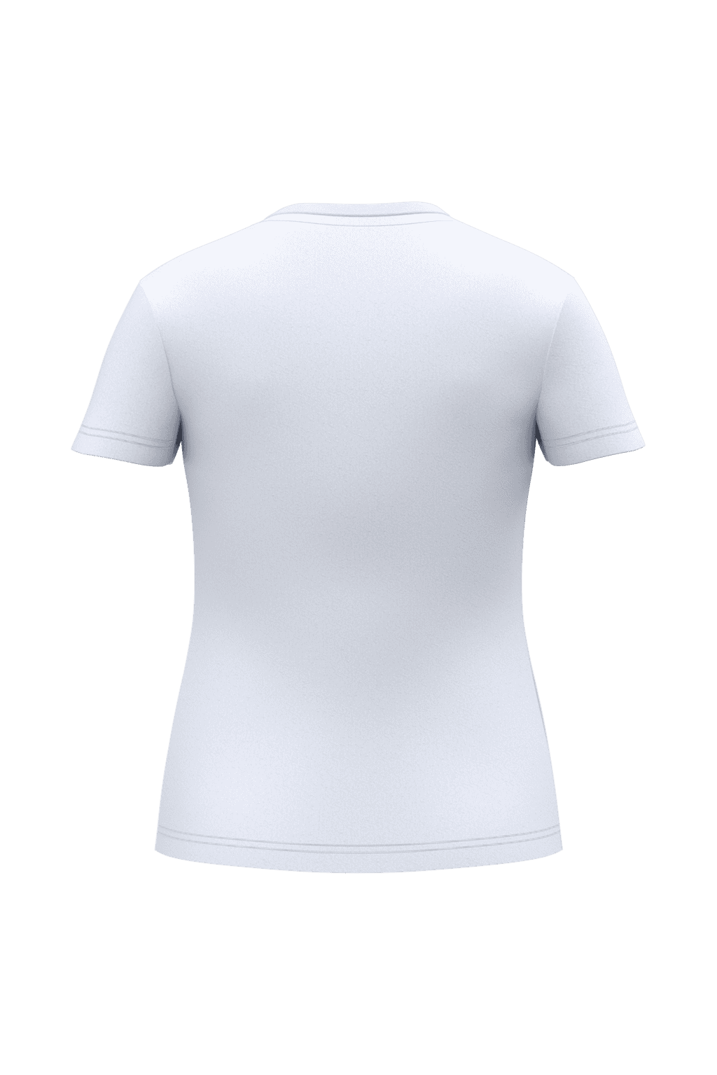 Ecologisch antibacterieel dames-T-shirt met V-hals