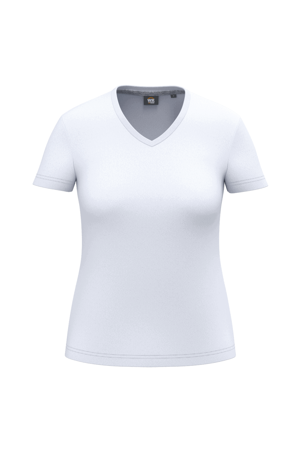 Ecologisch antibacterieel dames-T-shirt met V-hals