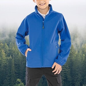 2-laags gerecycled softshell kind