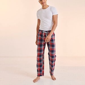Men's tartan lounge broek