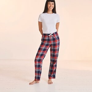 Women's tartan lounge broek