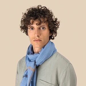 Gestreepte uniseks tulbanddoek