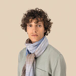 Gestreepte uniseks tulbanddoek