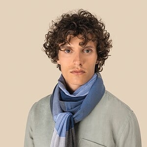 Geruite uniseks tulbanddoek