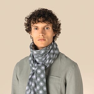 Uniseks tulbanddoek met motieven