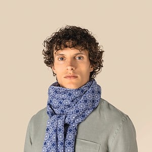 Uniseks tulbanddoek met bloemenmotief