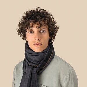 Geruite uniseks tulbanddoek