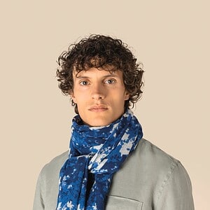 Uniseks tulbanddoek met bloemenmotief