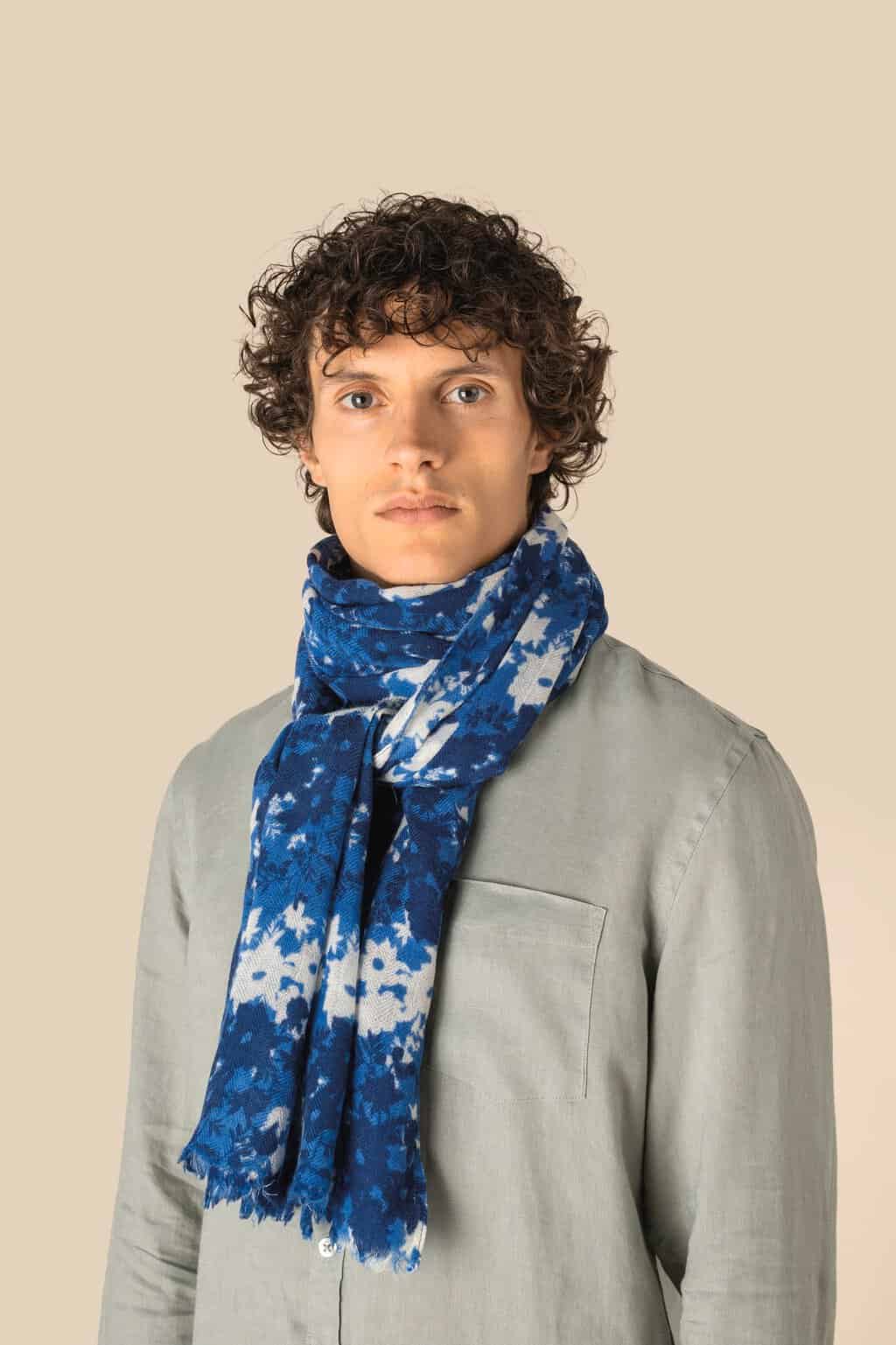 Uniseks tulbanddoek met bloemenmotief