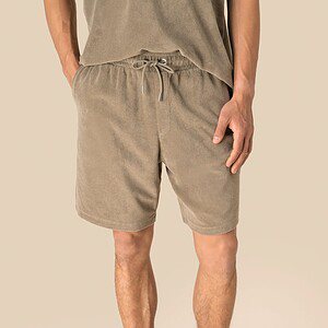 Ecologische badstof herenshort