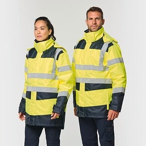 Gerecyclede veiligheidsparka 4-in-1