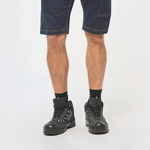 Denim herenbermuda met meerdere zakken
