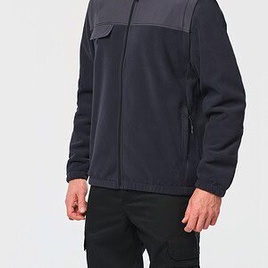 Fleecevest met afneembare mouwen heren