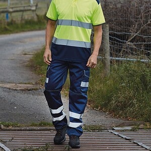 Tweekleurige veiligheidspolo