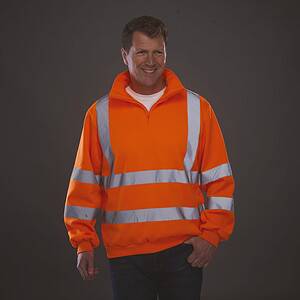 Veiligheidsweater met 1/4 rits