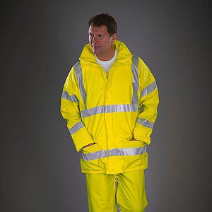 Ademende regenbroek Hi-Vis Soft Flex